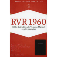 Biblia RVR 1960 Letra grande Tamaño Manual con Referencias (con índice)