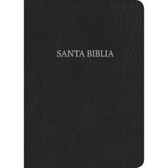 RVR 1960 Biblia Letra Súper Gigante negro, piel fabricada con índice