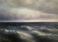 The Black Sea. (A storm begins to whip up in the Black Sea) 1881 by Ivan Aivazovsky