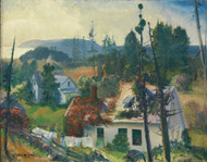The Red Vine, Matinicus Island, Maine 1916 by George Wesley Bellows
