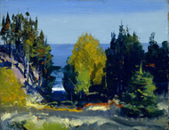 The Grove - Monhegan 1911 by George Wesley Bellows