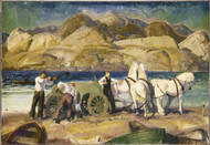 The Sand Cart 1917 by George Wesley Bellows