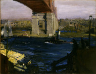 The Bridge, Blackwells Island 1909 by George Wesley Bellows