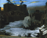 Pennsylvania Station Excavation 1907-1908 by George Wesley Bellows