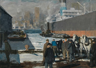 Men of the Docks 1912 by George Wesley Bellows