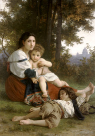 Le Repos Rest by William Adolph Bouguereau