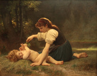 Natures Fan by William Adolph Bouguereau