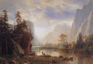 Yosemite Valley by Albert Bierstadt Framed Print on Canvas