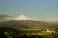 Cotopaxi 1855 by Frederick Edwin Church Framed Print on Canvas