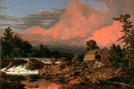 Rutland Falls, Vermont by Frederick Edwin Church Framed Print on Canvas