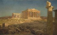 The Parthenon by Frederick Edwin Church Framed Print on Canvas