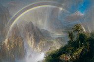 Rainy Season in the Tropics  by Frederick Edwin Church Framed Print on Canvas