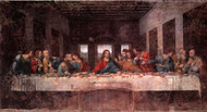 The last Supper by Leonardo da Vinci Framed Print on Canvas