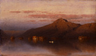 Whiteface Mountain from Lake Placid 1866 by Sanford Robinson Gifford Framed Print on Canvas