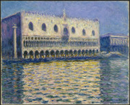 The Doges Palace 1908 by Claude Monet Framed Print on Canvas