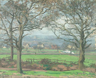 Near Sydenham Hill 1871 by Camille Pissarro Framed Print on Canvas
