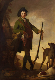 The young sportsman 1766 by Robert Edge Pine Framed Print on Canvas