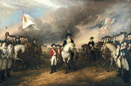 Surrender of Lord Cornwallis by John Trumbull Framed Print on Canvas