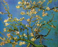 Blossoming Almond Tree by Vincent van Gogh Framed Print on Canvas
