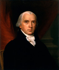 James Madison by John Vanderlyn Framed Print on Canvas