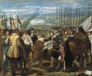 The Surrender of Breda (The Lances) by Diego Velazquez Framed Print on Canvas