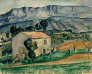 House in Provence 1886 by Paul Cezanne Framed Print on Canvas