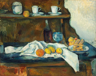 The Buffet 1877 by Paul Cezanne Framed Print on Canvas