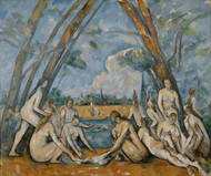 The Large Bathers 1906 by Paul Cezanne Framed Print on Canvas