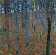 Beech Grove I 1902 by Gustav Klimt Framed Print on Canvas