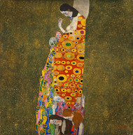 Hope II 1908 by Gustav Klimt Framed Print on Canvas