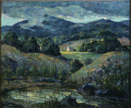 Ernest Lawson -Great American Art Spring Night c.1913 Harlem River
