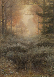 Dew-Drenched Furze 1889 by John Everett Millais Framed Print on Canvas
