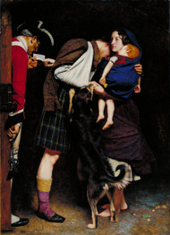 The Order of Release 1746 by John Everett Millais Framed Print on Canvas