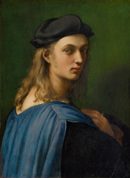 Portrait of Bindo Altoviti by Raphael Framed Print on Canvas