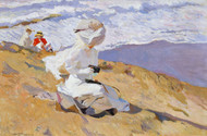 Capturing the moment 1906 by Joaquin Sorolla Framed Print on Canvas