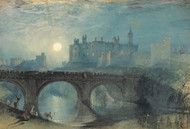 Alnwick Castle 1829 by Joseph Turner Framed Print on Canvas