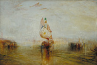 The Sun of Venice Going to Sea by Joseph Turner Framed Print on Canvas