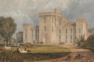 View of Hampton Court, Herefordshire, from the Northwest 1806 by Joseph Turner Framed Print on Canvas