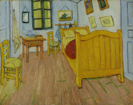 The Bedroom 1888 by Vincent van Gogh Framed Print on Canvas