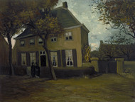 The vicarage at Nuenen 1885 by Vincent van Gogh Framed Print on Canvas