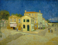 The yellow house (The street) 1888 by Vincent van Gogh Framed Print on Canvas
