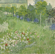 Daubigny's garden 1890 by Vincent van Gogh Framed Print on Canvas