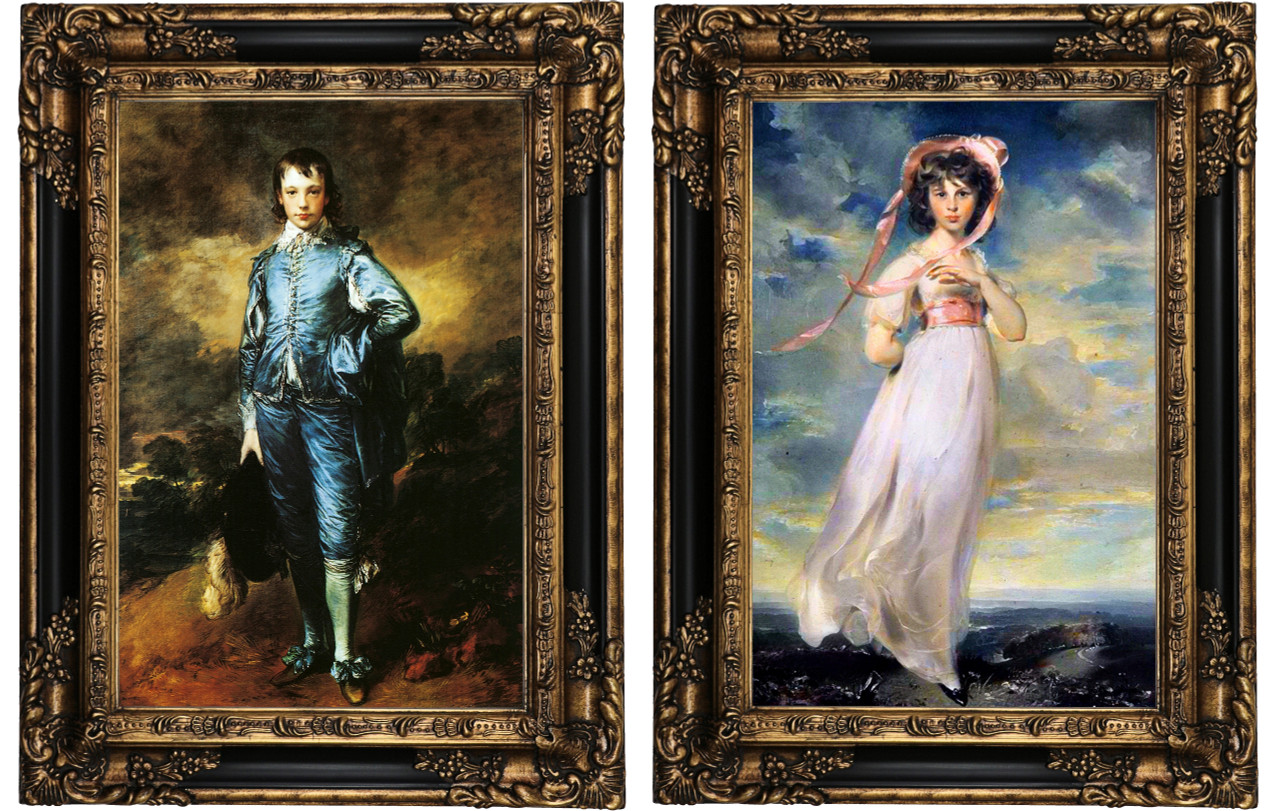 Historic Art GalleryPinkie and The Blue Boy Framed Prints