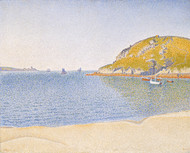 Port of Saint-Cast 1890 by Paul Signac Framed Print on Canvas
