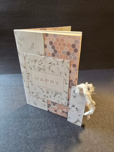 Happy Mini Journal with bookmark
