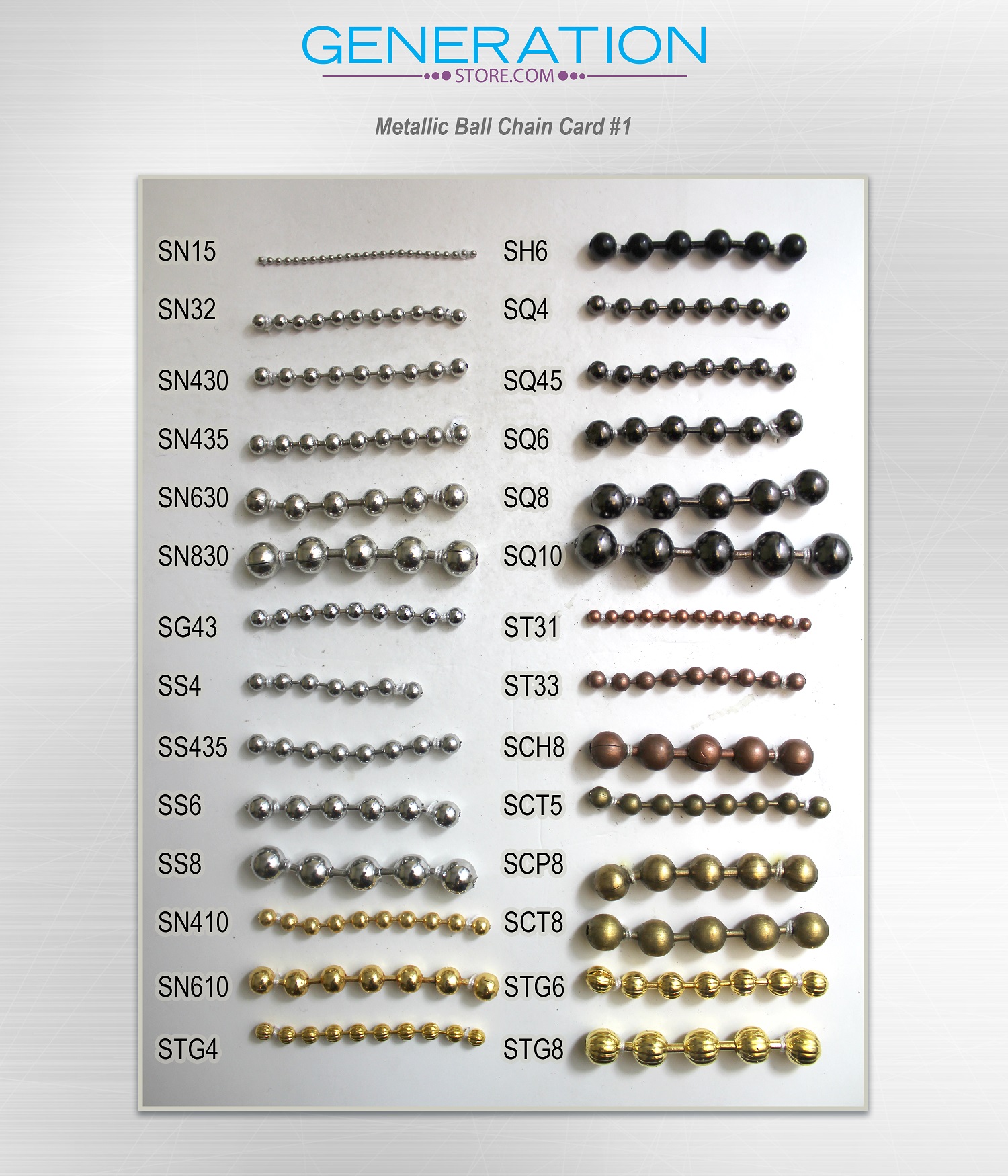 METAL BALL CHAIN CURTAINS REAL STEEL CUSTOM SIZE MADE TO ORDER