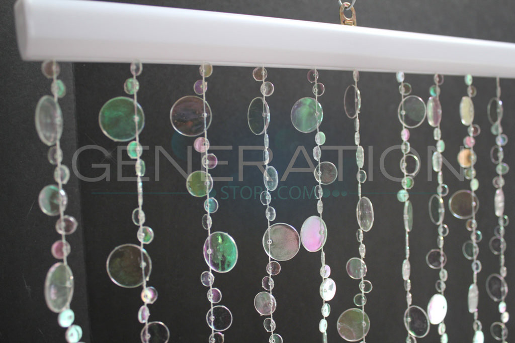 Champagne Bubbles Beaded Curtains 3 Feet By 6 Feet 9 Colors
