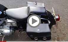 Harley Sportster customer motorcycle Bags videos 3