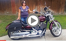 Lorie's 2008 Indian Low Charger Single Strap Motorcycle Bags Review