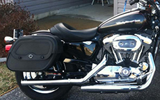 Tony Dove's '06 Kawasaki Vulcan w/ Charger Motorcycle Bag